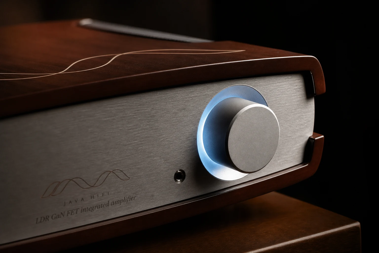 Java Hi-Fi Single Shot in a music-first system with vinyl source and stand-mount loudspeakers